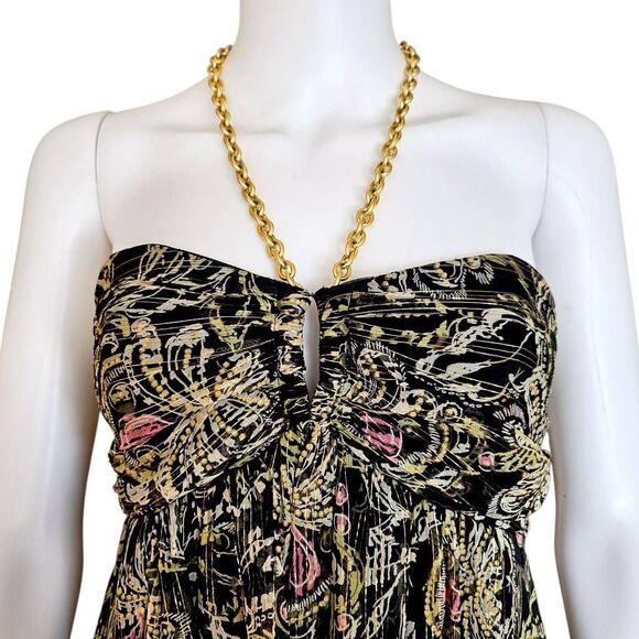 y2k vintage fairy silk halter top - Picture 3 of 8